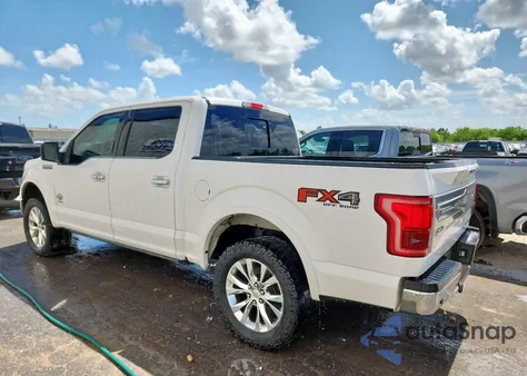 2015 Ford F150 Supercrew z USA, uszkodzony, nr VIN 1FTEW1EG6FFC86295